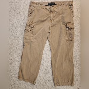 IRON CO Mens Relaxed Fit Cargo Jeans 40x30 Straight Leg Work Cargo Pants
